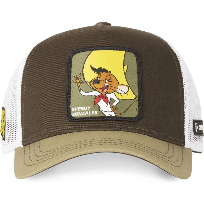 kasketter-buet-brun-snapback-speedy-gonzales-looney-tunes-af-capslab kasketter-buet-brun-snapback-speedy-gonzales-looney-tunes-af-capslab