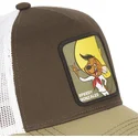 kasketter-buet-brun-snapback-speedy-gonzales-looney-tunes-af-capslab