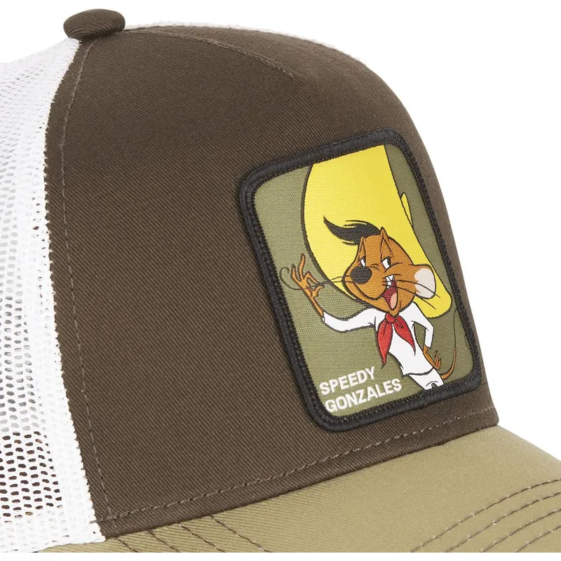 kasketter-buet-brun-snapback-speedy-gonzales-looney-tunes-af-capslab kasketter-buet-brun-snapback-speedy-gonzales-looney-tunes-af-capslab