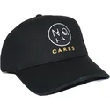 buet-sort-justerbar-kasket-no1-cares-distressed-black-gold-logo-fra-the-no1-face