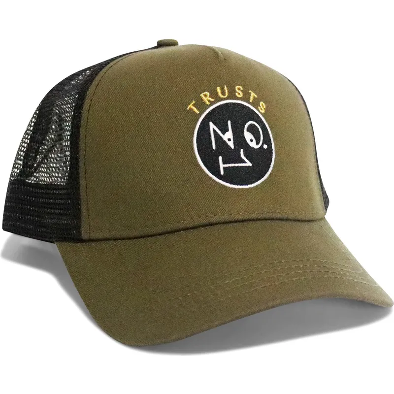 kasketter-buet-gron-snapback-af-the-no1-face