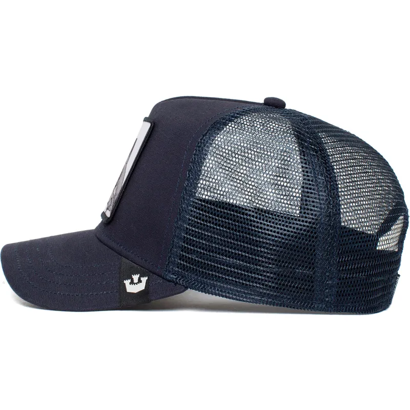 kasketter-buet-marinebla-snapback-the-farm-af-goorin-bros kasketter-buet-marinebla-snapback-the-farm-af-goorin-bros