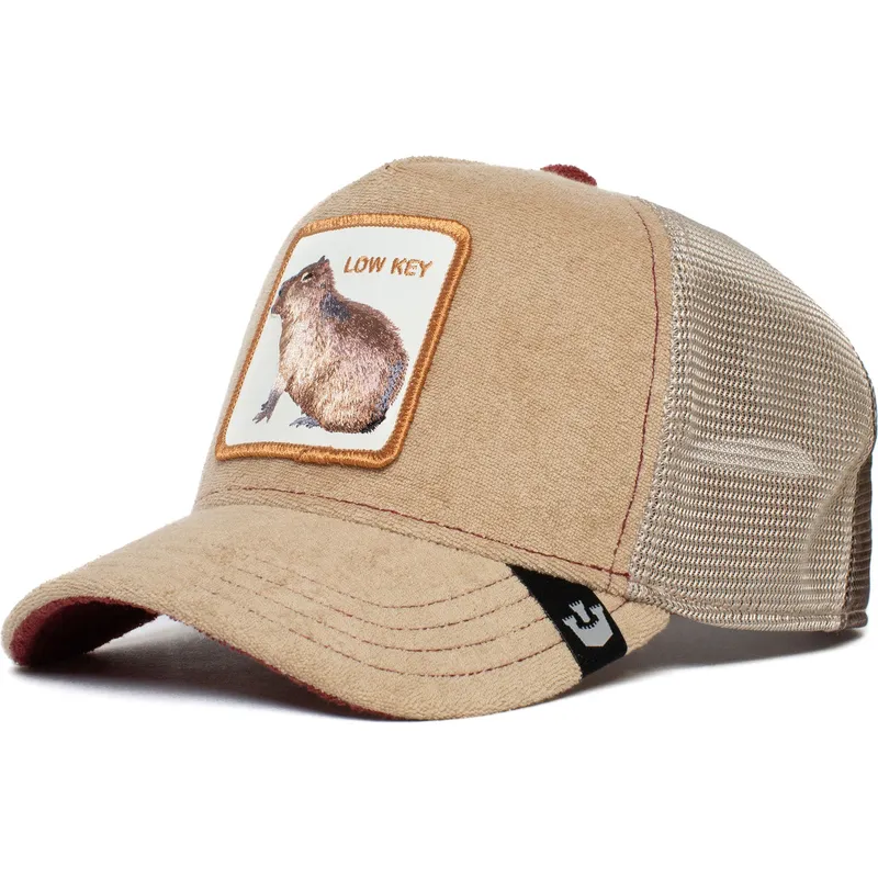 kasketter-buet-brun-snapback-the-farm-af-goorin-bros