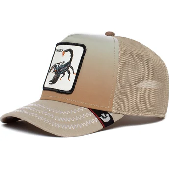 beige-trucker-kasket-skorpion-deadly-get-over-here-the-farm-fra-goorin-bros