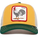 gul-hvid-og-gron-trucker-kasket-gallo-the-cock-the-farm-fra-goorin-bros