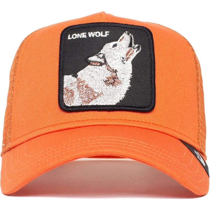 trucker-kasket-orange-ulv-the-lone-wolf-the-farm-fra-goorin-bros
