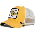 gul-og-hvid-trucker-cap-bi-the-queen-bee-the-farm-fra-goorin-bros