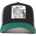 sort-og-gron-tiger-trucker-kasket-the-white-tiger-the-farm-fra-goorin-bros
