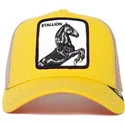 gul-og-hvid-trucker-kasket-hest-the-stallion-the-farm-fra-goorin-bros