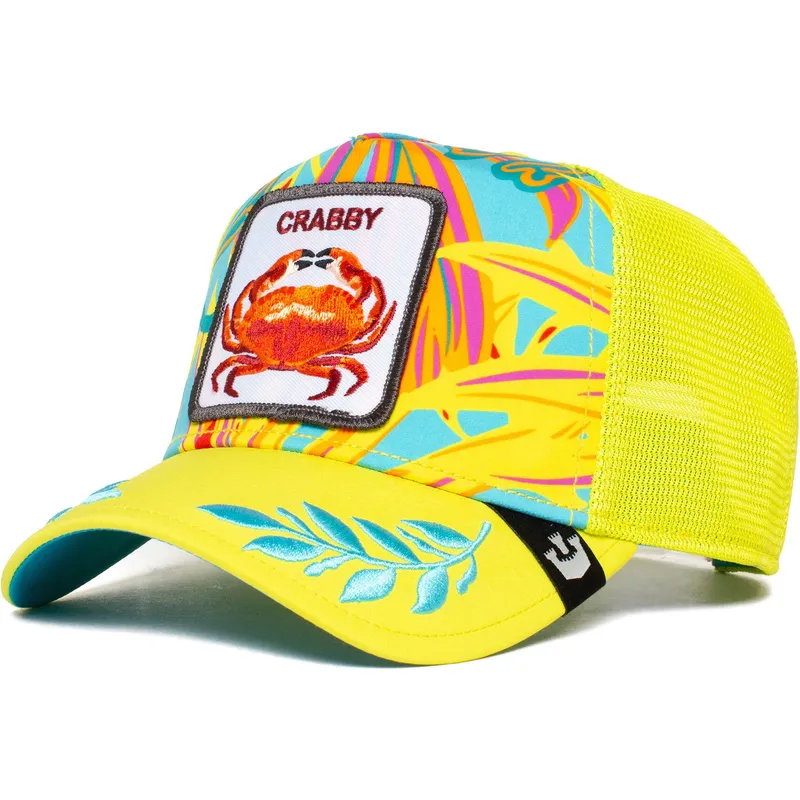 kasketter-buet-gul-snapback-the-farm-af-goorin-bros