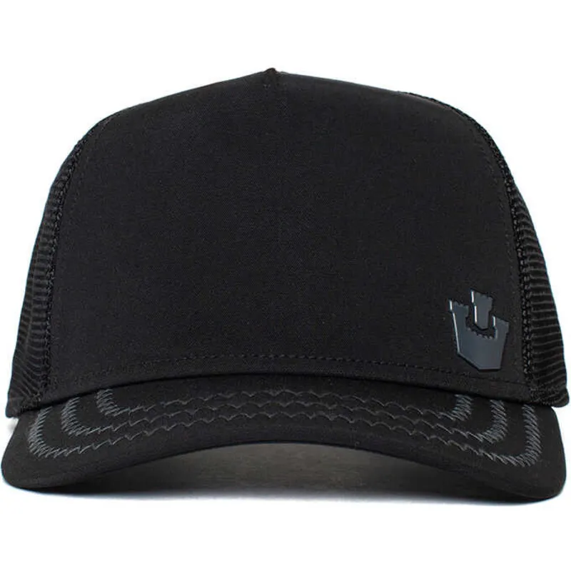 kasketter-buet-sort-snapback-the-farm-af-goorin-bros