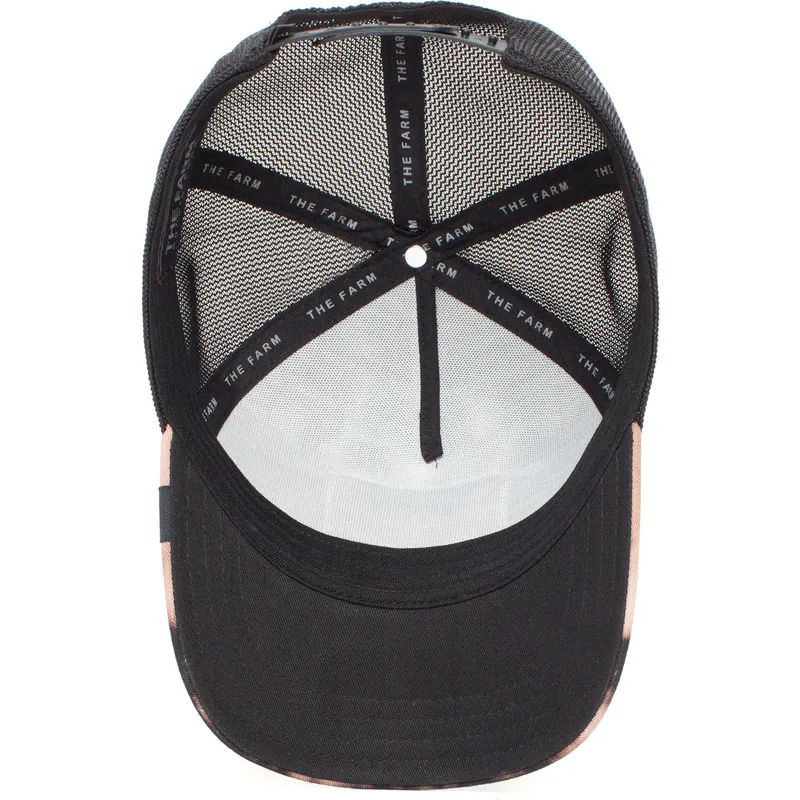 sort-trucker-kasket-med-far-acid-sheep-the-farm-fra-goorin-bros