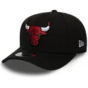 sort-buet-snapback-kasket-9fifty-stretch-snap-fra-chicago-bulls-nba-fra-new-era