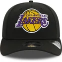 sort-buet-snapback-kasket-9fifty-stretch-snap-fra-los-angeles-lakers-nba-fra-new-era