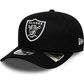 sort-buet-snapback-kasket-9fifty-team-stretch-snap-fra-las-vegas-raiders-nfl-fra-new-era