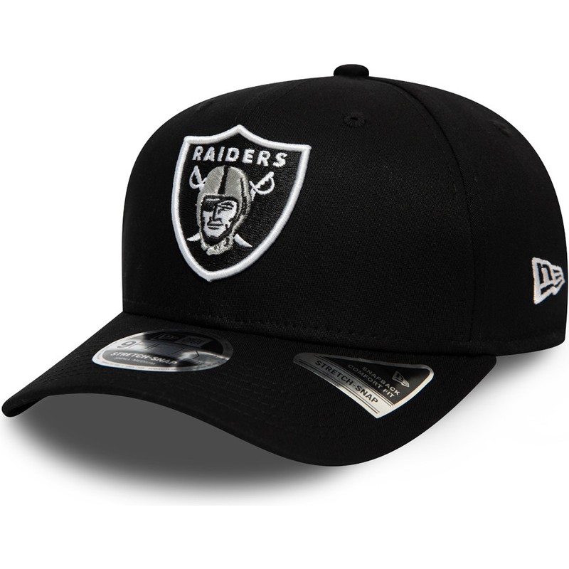 new-era-curved-brim-9fifty-team-stretch-snap-las-vegas-raiders-nfl-black-snapback-cap