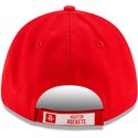 new-era-curved-brim-9forty-the-league-houston-rockets-nba-red-adjustable-cap
