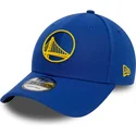 bla-justerbar-kurvet-kasket-9forty-the-league-fra-golden-state-warriors-nba-fra-new-era