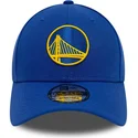 bla-justerbar-kurvet-kasket-9forty-the-league-fra-golden-state-warriors-nba-fra-new-era