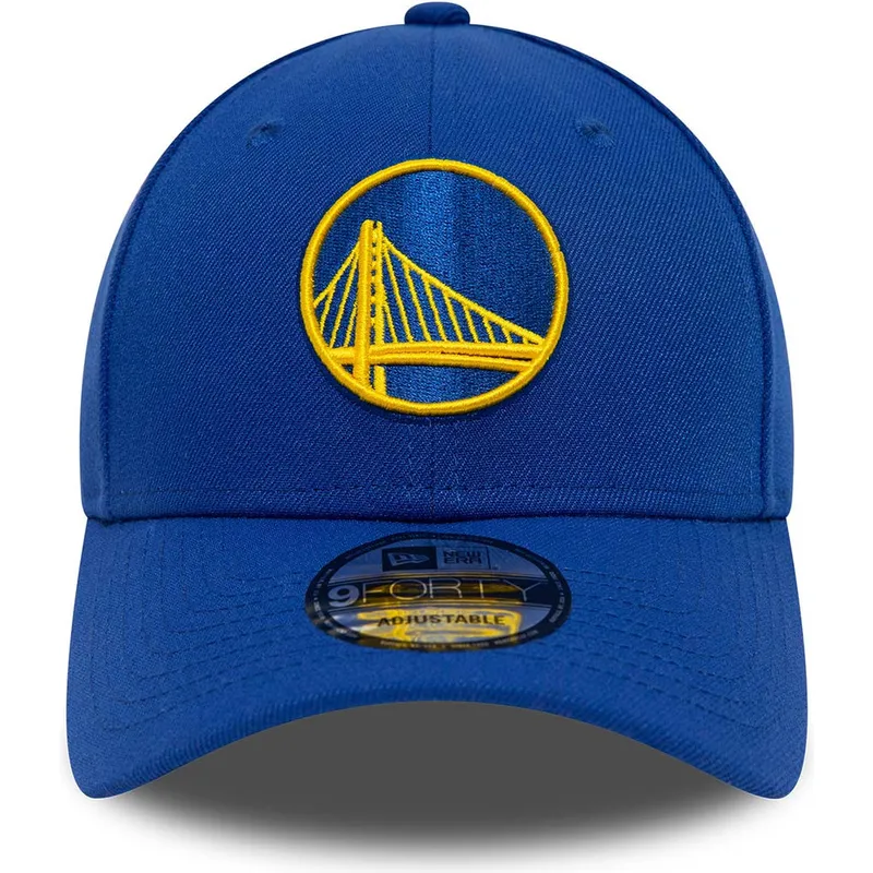bla-justerbar-kurvet-kasket-9forty-the-league-fra-golden-state-warriors-nba-fra-new-era