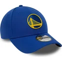 bla-justerbar-kurvet-kasket-9forty-the-league-fra-golden-state-warriors-nba-fra-new-era