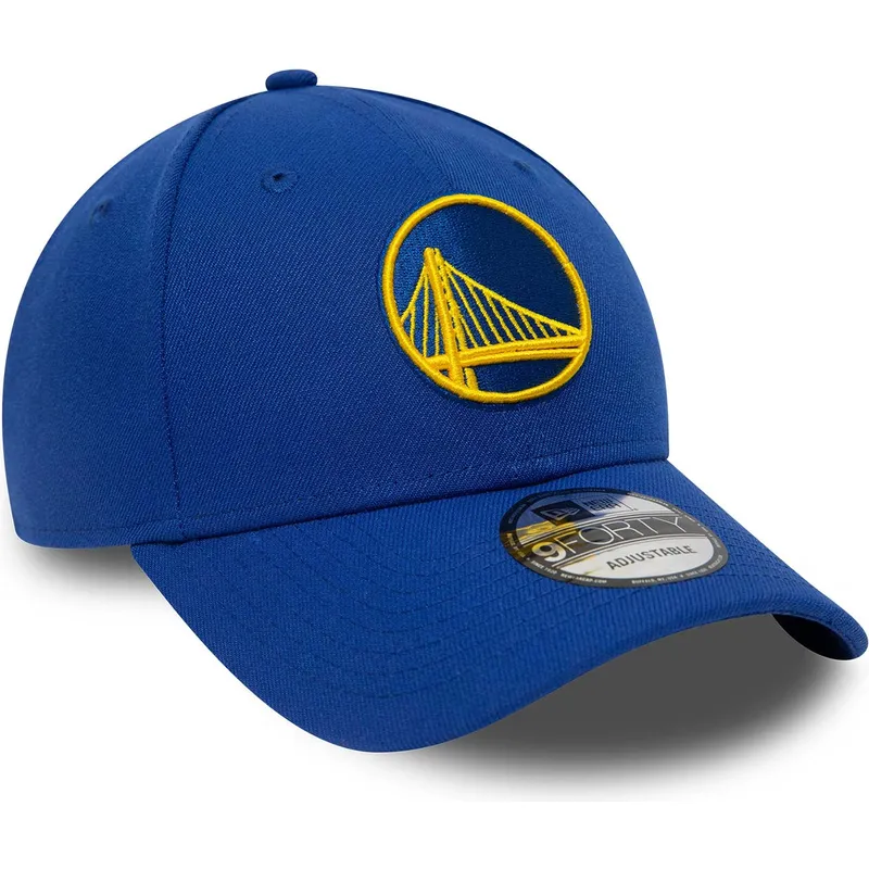 bla-justerbar-kurvet-kasket-9forty-the-league-fra-golden-state-warriors-nba-fra-new-era