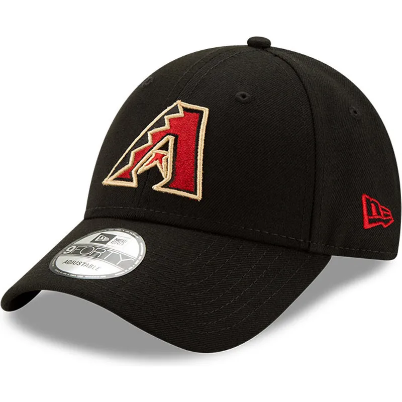 sort-justerbar-kurvet-kasket-9forty-the-league-fra-arizona-diamondbacks-mlb-fra-new-era