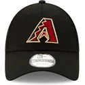 sort-justerbar-kurvet-kasket-9forty-the-league-fra-arizona-diamondbacks-mlb-fra-new-era