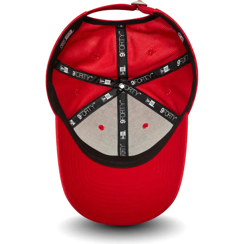 kasketter-buet-rod-justerbar-rem-9forty-shadow-tech-fra-chicago-bulls-nba-af-new-era