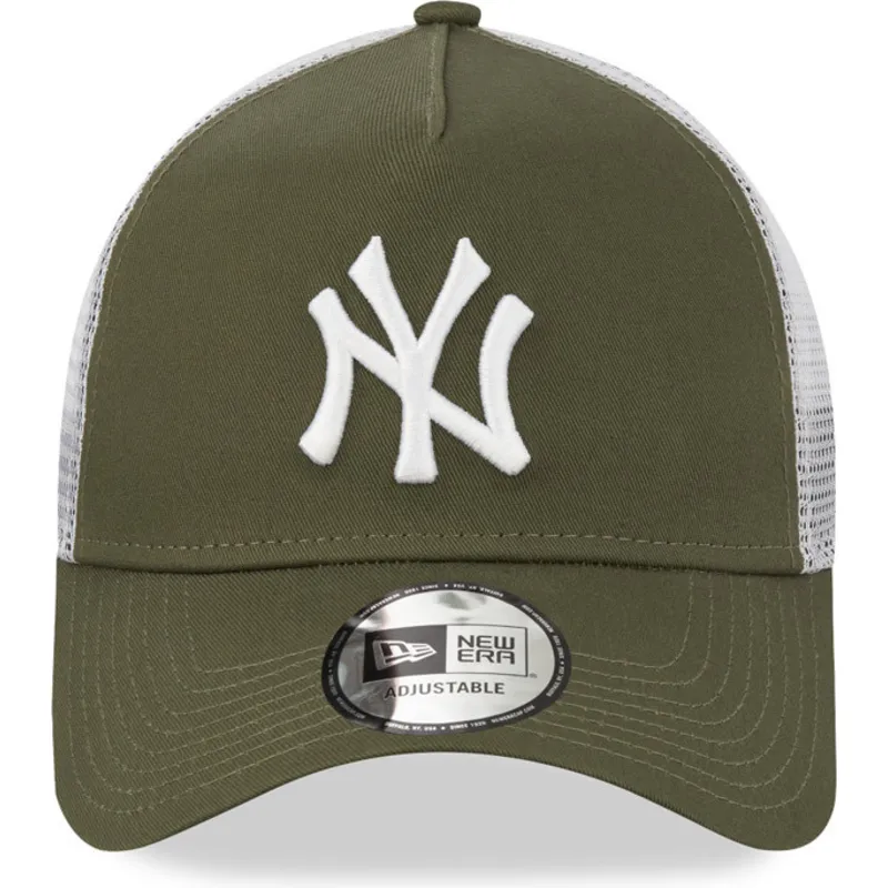 gron-og-hvid-trucker-kasket-9forty-a-frame-fra-new-york-yankees-mlb-fra-new-era
