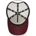 kasketter-buet-rod-snapback-granate-9forty-a-frame-fra-new-york-yankees-mlb-af-new-era