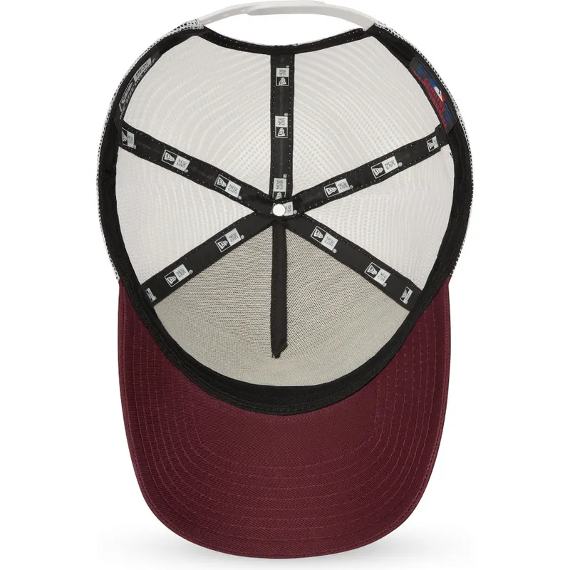 kasketter-buet-rod-snapback-granate-9forty-a-frame-fra-new-york-yankees-mlb-af-new-era