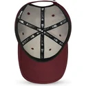 kasketter-buet-rod-justerbar-rem-granate-9forty-diamond-era-fra-new-york-yankees-mlb-af-new-era