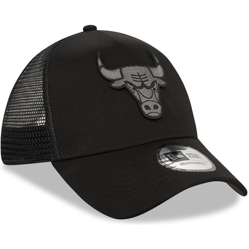 new-era-black-logo-9forty-a-frame-tonal-chicago-bulls-nba-black-trucker-hat