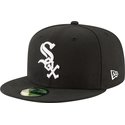 new-era-flat-brim-59fifty-authentic-on-field-game-chicago-white-sox-mlb-black-fitted-cap