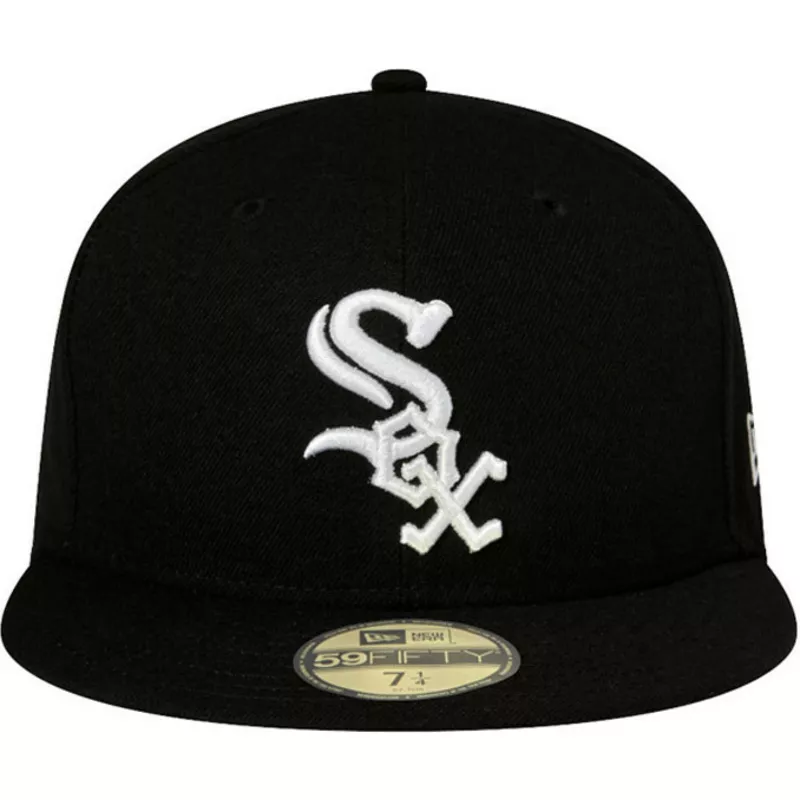 new-era-flat-brim-59fifty-authentic-on-field-game-chicago-white-sox-mlb-black-fitted-cap