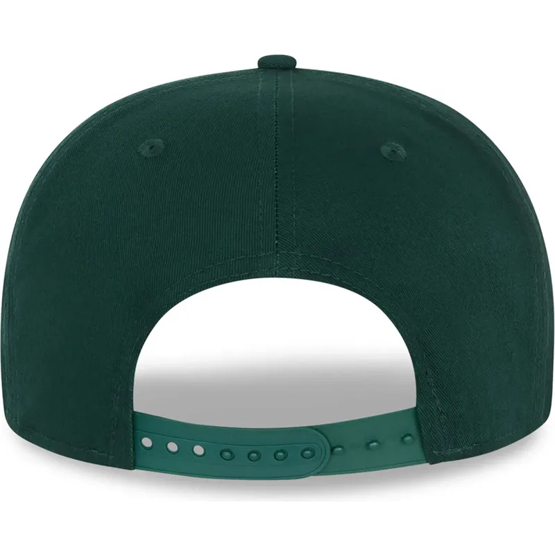 gron-og-gul-flat-cap-snapback-9fifty-essential-fra-oakland-athletics-mlb-fra-new-era