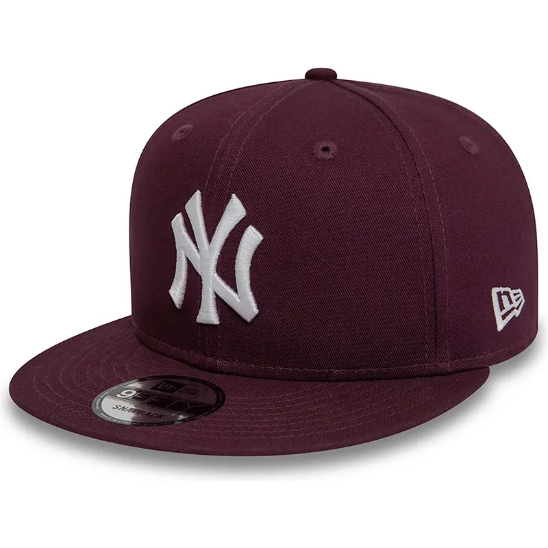 kasketter-flad-rod-snapback-granate-9fifty-essential-fra-new-york-yankees-mlb-af-new-era
