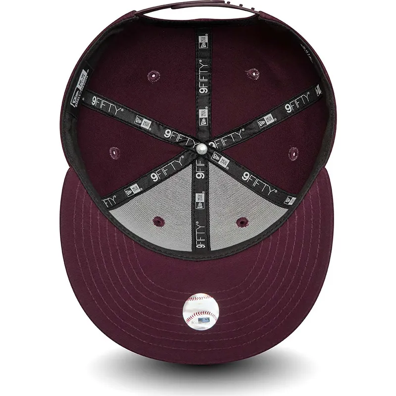 kasketter-flad-rod-snapback-granate-9fifty-essential-fra-new-york-yankees-mlb-af-new-era