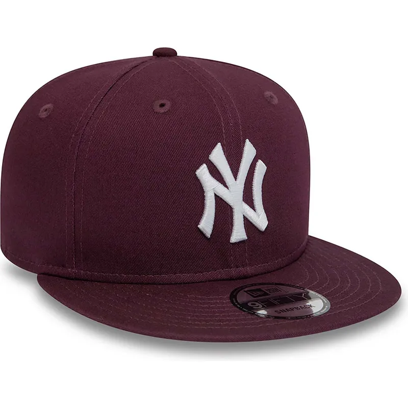 kasketter-flad-rod-snapback-granate-9fifty-essential-fra-new-york-yankees-mlb-af-new-era