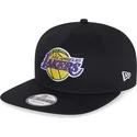 sort-flad-snapback-9fifty-essential-kasket-fra-los-angeles-lakers-nba-fra-new-era