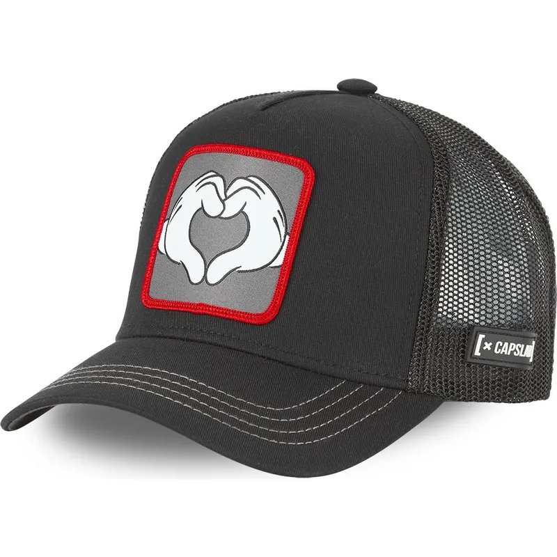 kasketter-buet-sort-snapback-mickey-mouse-disney-af-capslab