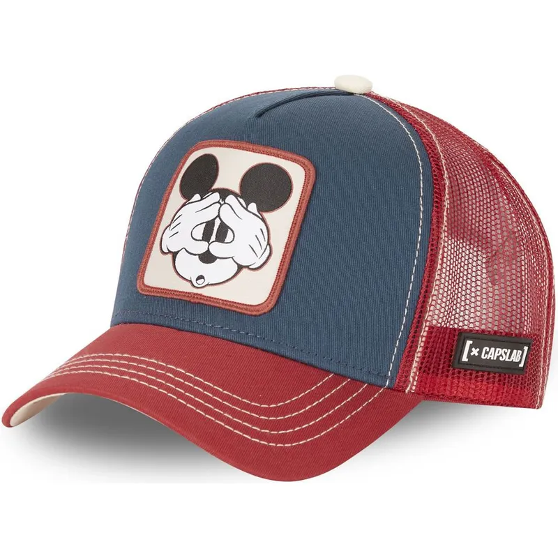 kasketter-buet-marinebla-snapback-mickey-mouse-disney-af-capslab