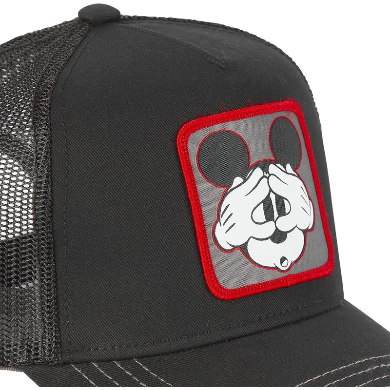kasketter-buet-sort-snapback-mickey-mouse-disney-af-capslab kasketter-buet-sort-snapback-mickey-mouse-disney-af-capslab