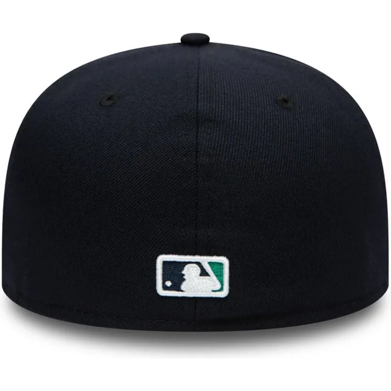 flad-marinebla-tilpasset-59fifty-authentic-on-field-kasket-fra-seattle-mariners-mlb-fra-new-era