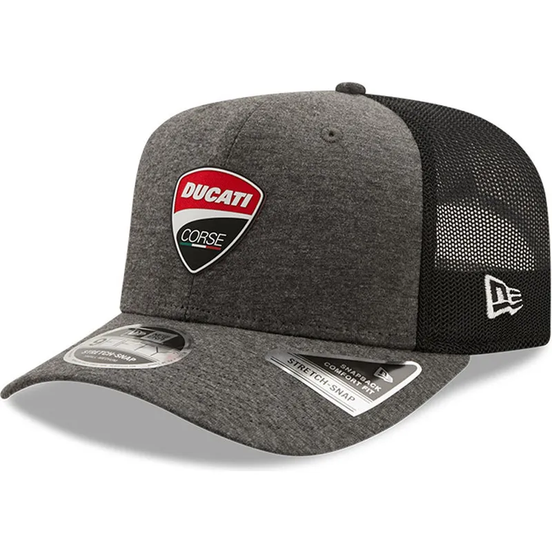 kasketter-buet-gra-snapback-9fifty-stretch-snap-jersey-fra-ducati-motor-motogp-af-new-era