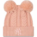 new-era-new-york-yankees-mlb-kvinders-lyserode-cuff-double-hue-med-lyserodt-logo-og-kvast