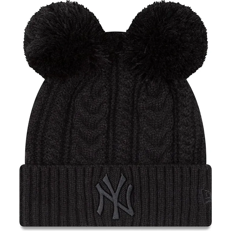 huer-pompon-sort-cuff-double-fra-new-york-yankees-mlb-af-new-era huer-pompon-sort-cuff-double-fra-new-york-yankees-mlb-af-new-era