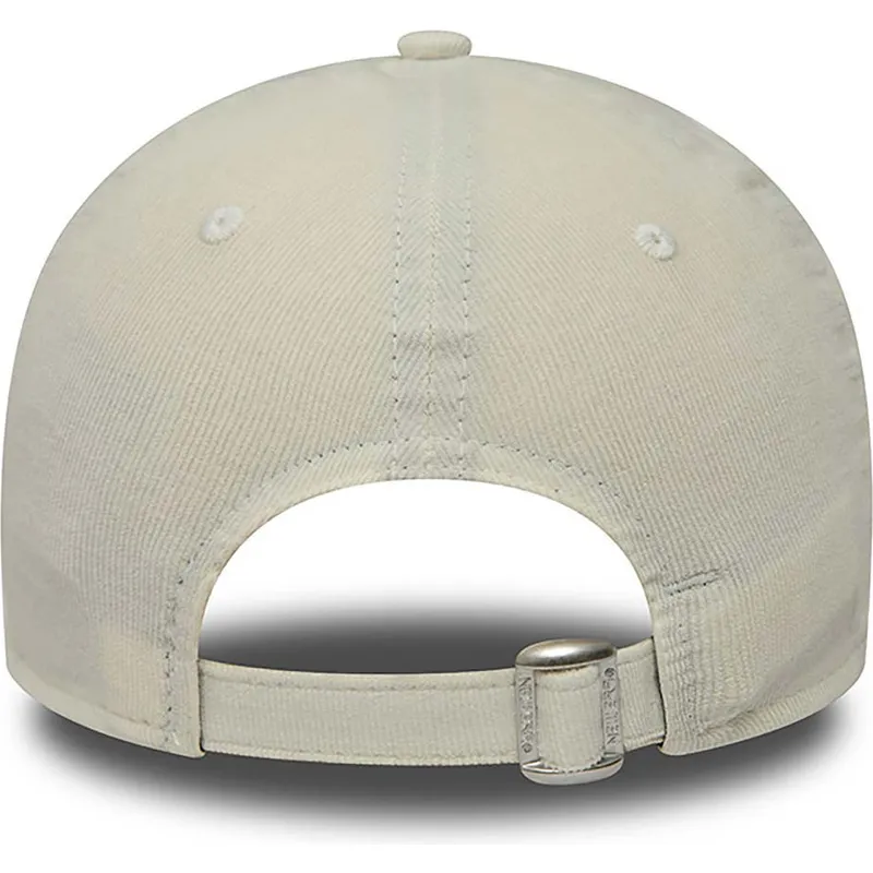 kasketter-buet-beige-justerbar-rem-9forty-cord-mini-fra-los-angeles-dodgers-mlb-af-new-era