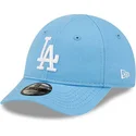 kasketter-buet-bla-justerbar-rem-til-barn-claro-pequeno-9forty-league-essential-fra-los-angeles-dodgers-mlb-af-new-era